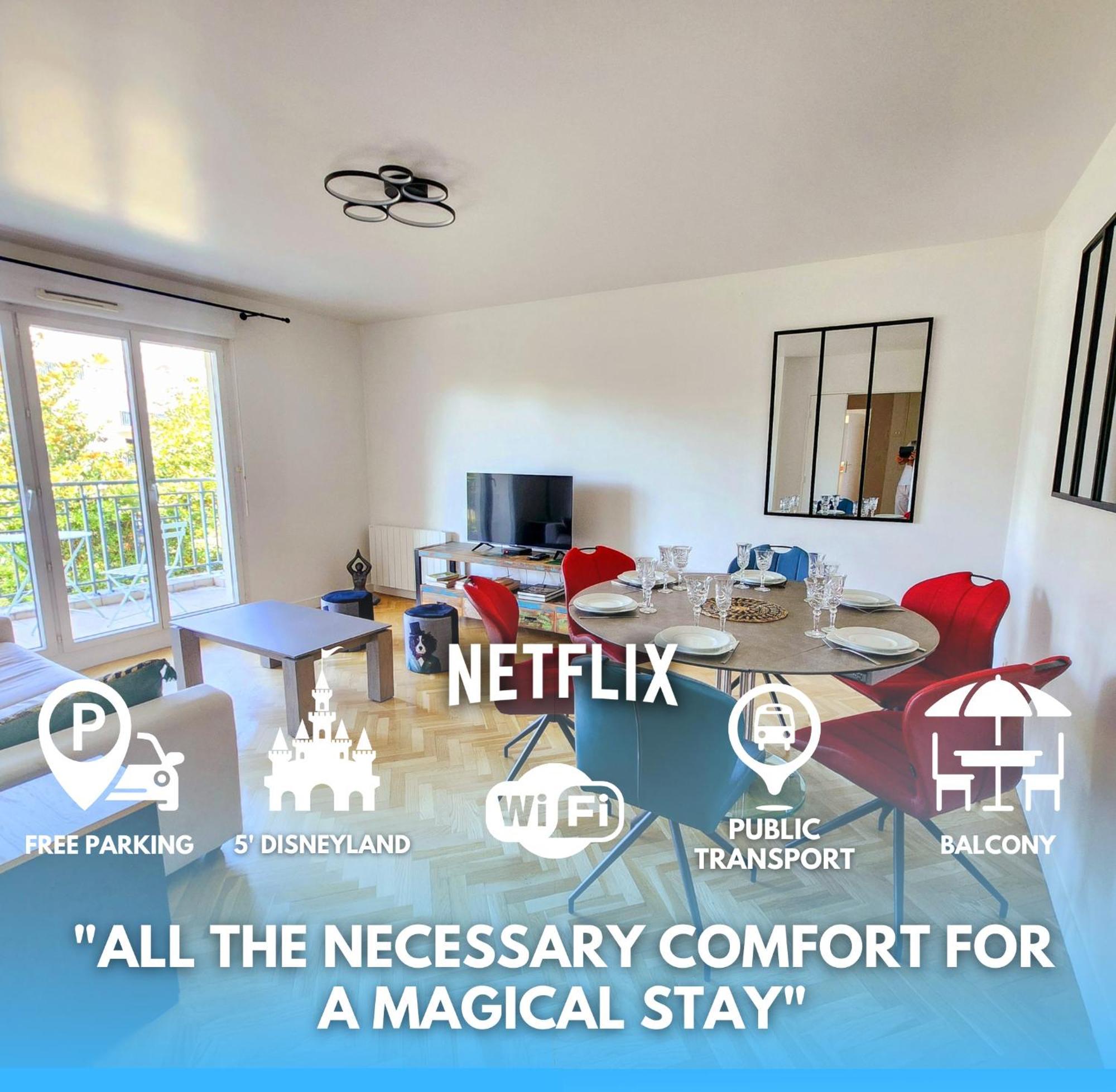 5' Disneyland Cozy Appartment モンテヴラン エクステリア 写真